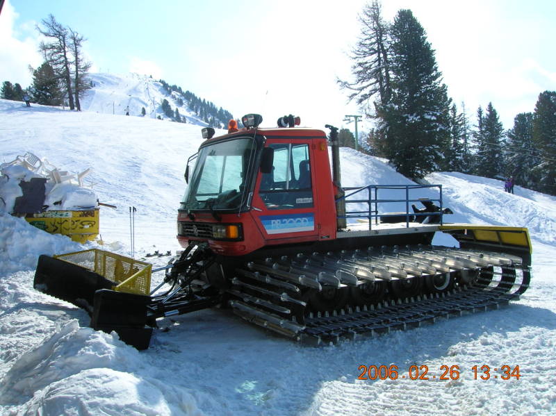 Remontage des perches des téléskis + fin mise en place station